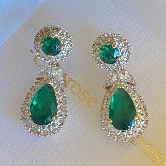 Jewelry - Jacqueline Kennedy Emerald Earrings (Replica)